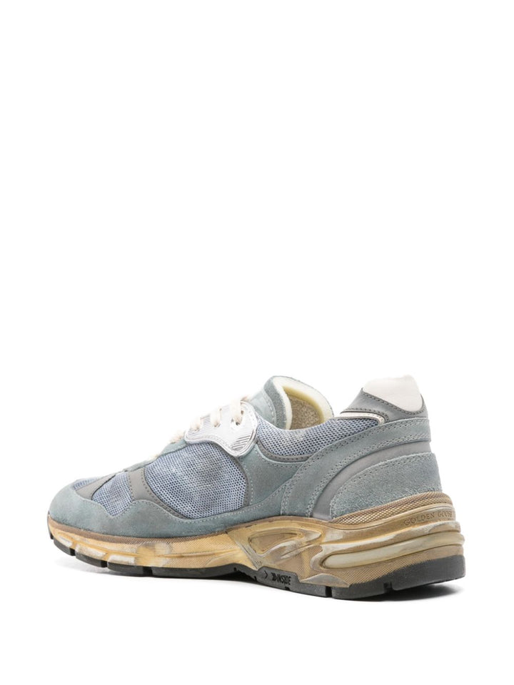 Golden Goose Homme Sneakers Running Dad – Bleu gris
