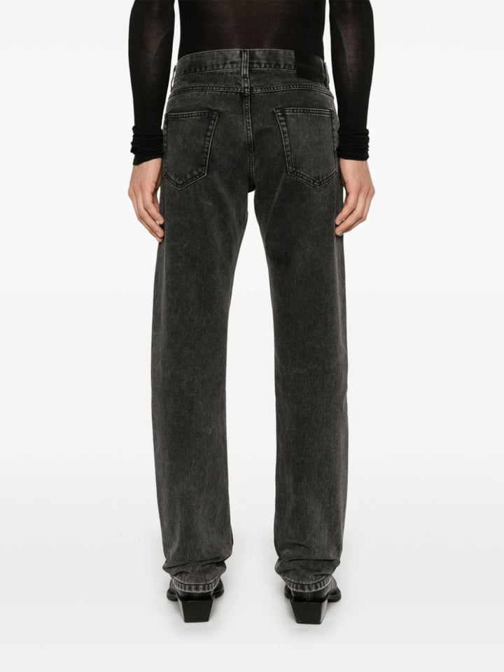 ALEXANDER MCQUEEN - jean à plaque logo noir - Lothaire