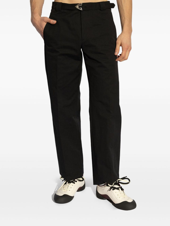 ALEXANDER MCQUEEN - Men's Arrow Belt Trousers in Black - Lothaire