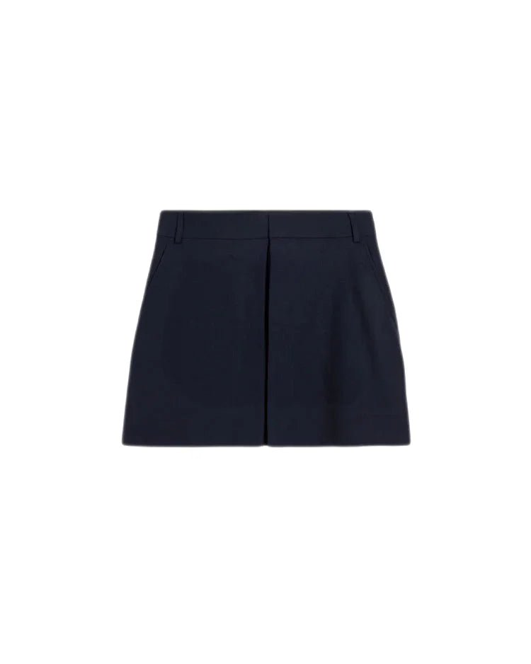 Jupe trapèze en maille - Bleu marine - FEMME | H&M FR