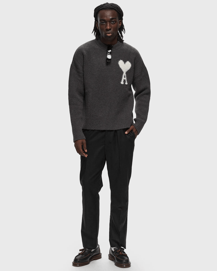 Ami Paris - Pantalon en laine Noir - Lothaire