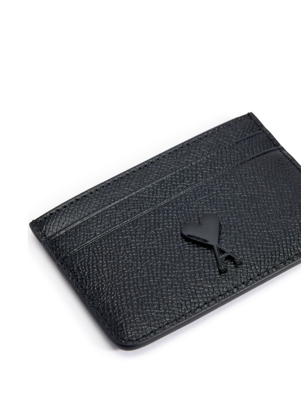 Ami Paris - Porte carte cuir Noir - Lothaire