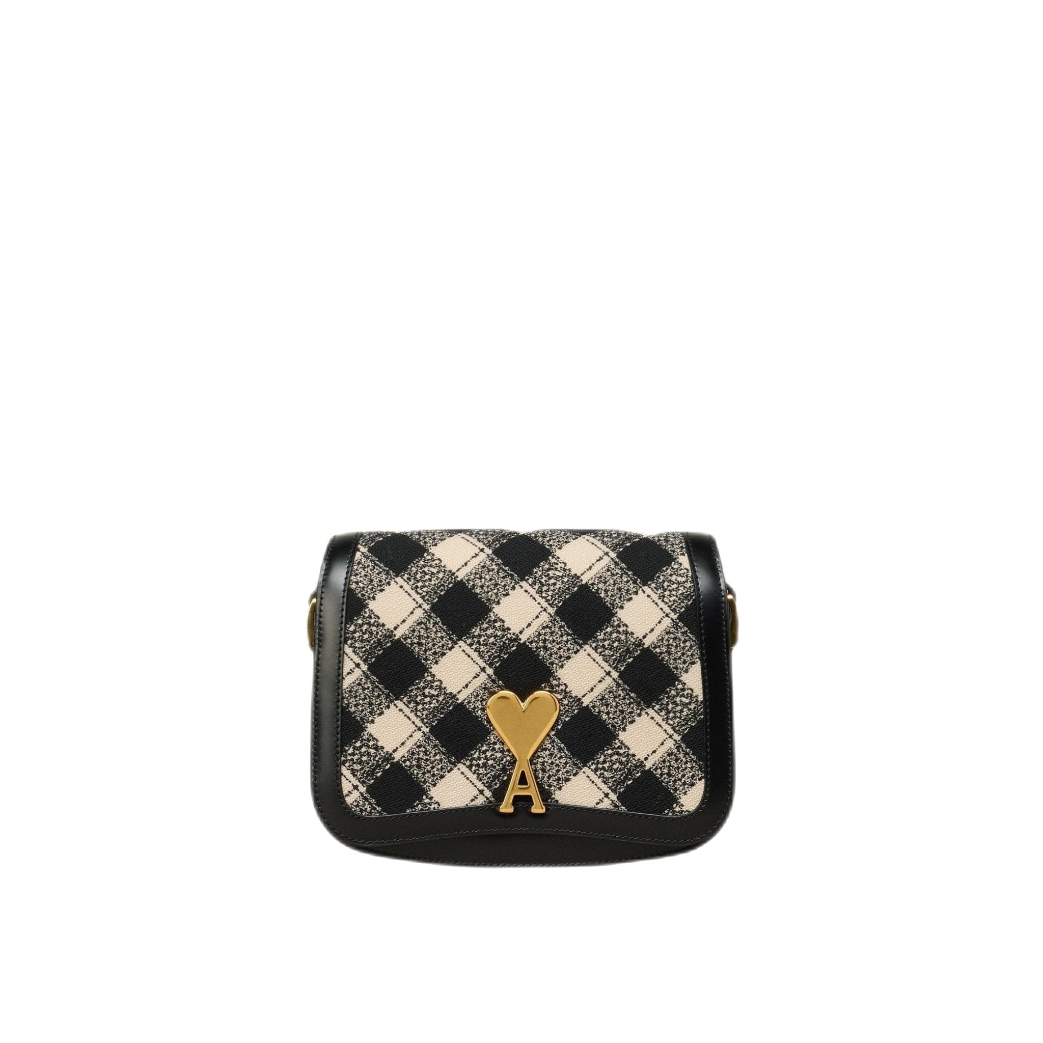 【関税込み】Sac A Bandouliere Paris Paris - AMI Paris - Le AMI Paris Sac à Bandoulière Paris Paris | Noir | FARFETCH FR