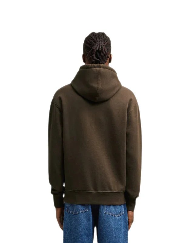 Ami Paris - Sweat à capuche café foncé - Lothaire