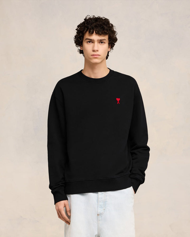 Ami Paris - Sweat black Ami de Coeur - Lothaire