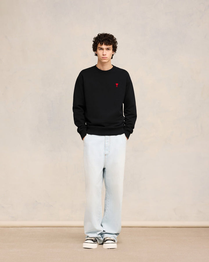 Ami Paris - Sweat black Ami de Coeur - Lothaire