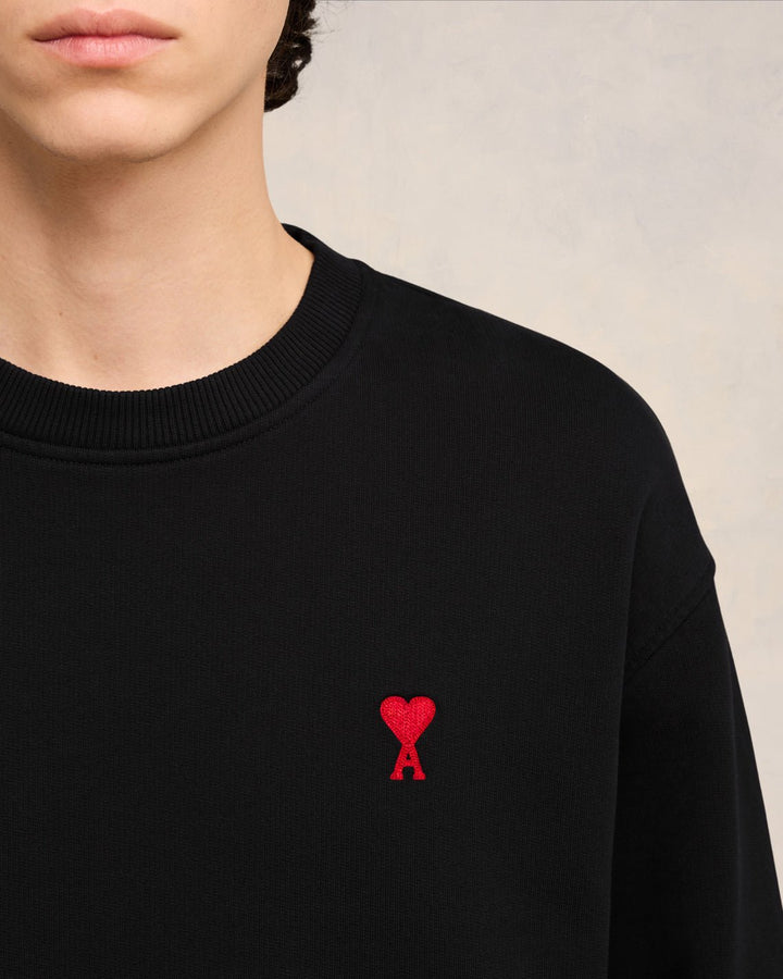 Ami Paris - Sweat black Ami de Coeur - Lothaire