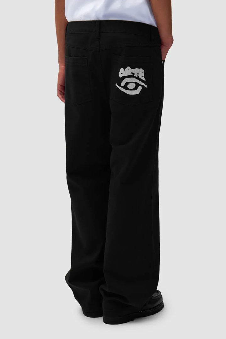 ARTE - Pantalon graphique à poche arrière Black - Lothaire