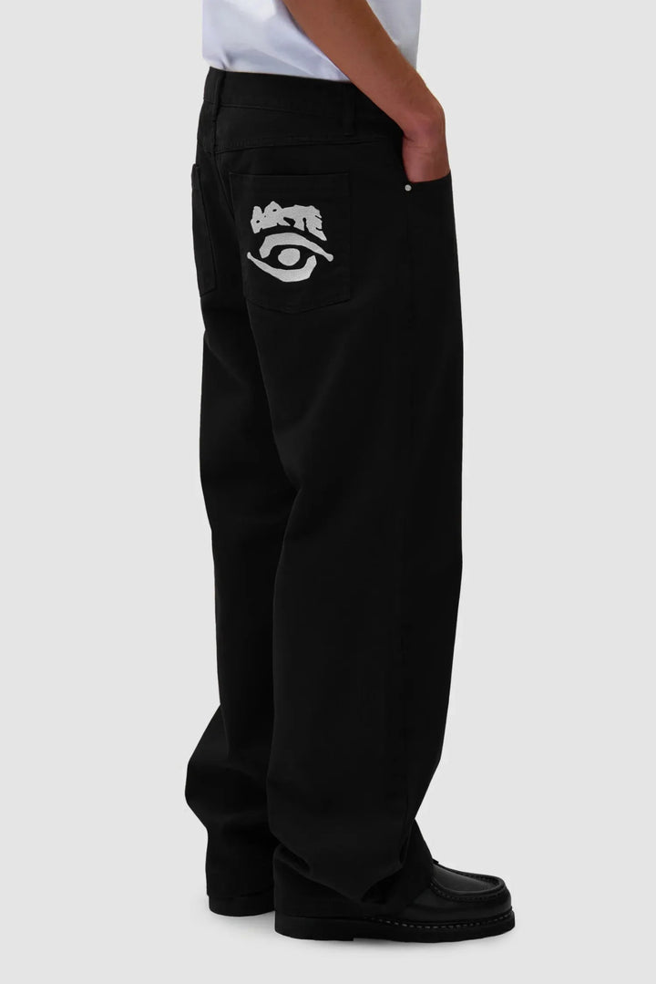 ARTE - Pantalon graphique à poche arrière Black - Lothaire