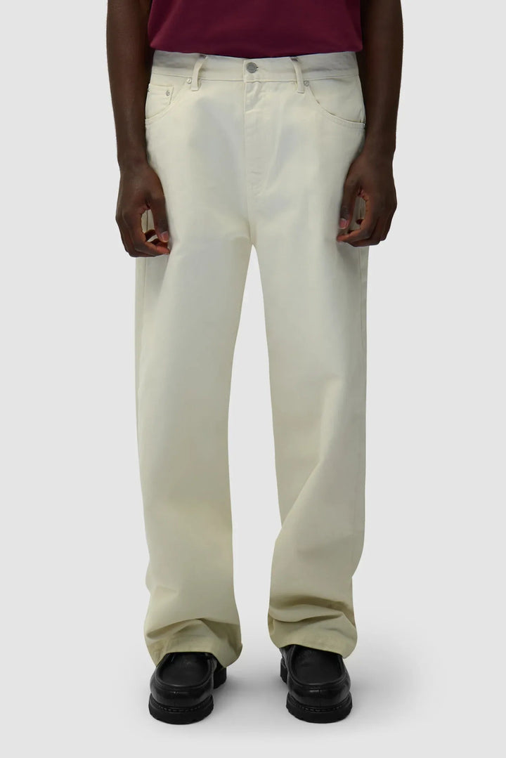 ARTE - Pantalon graphique à poche arrière Cream - Lothaire