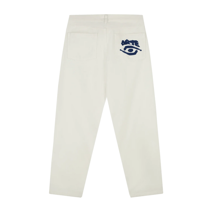 ARTE - Pantalon graphique à poche arrière Cream - Lothaire