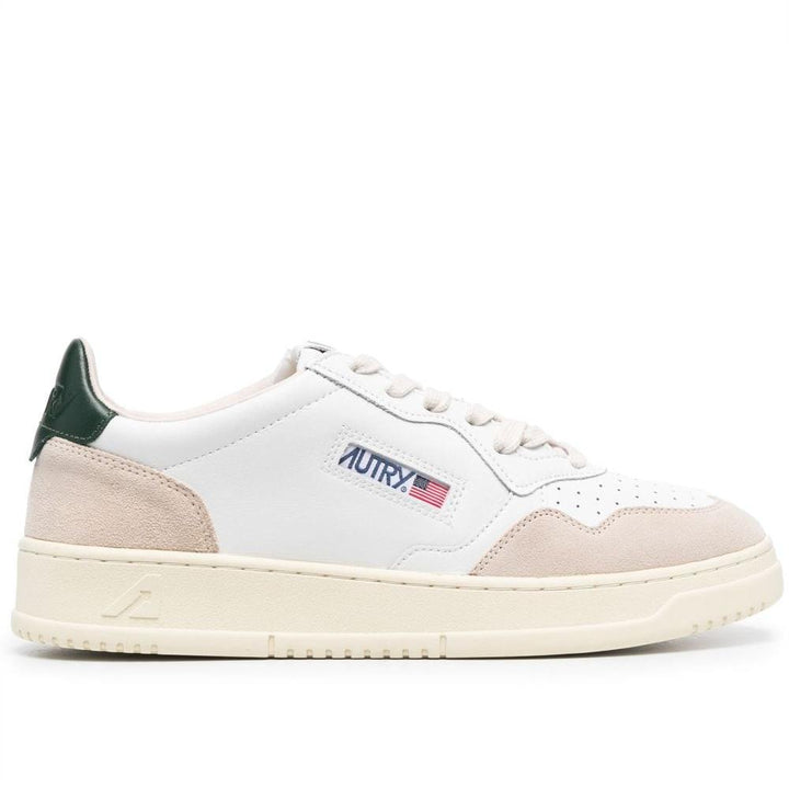 Autry - Baskets cuir Medalist vert - Lothaire