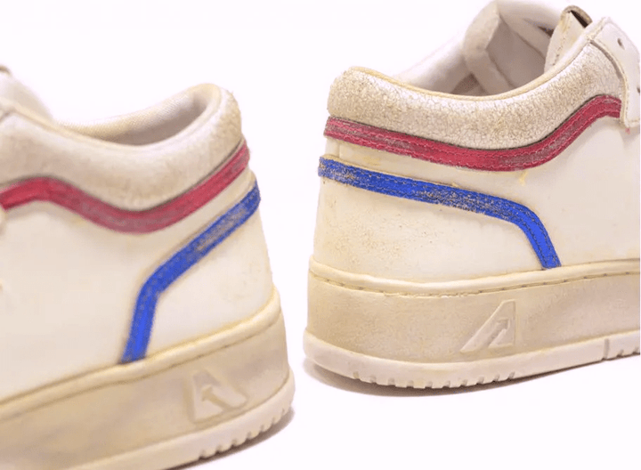 AUTRY - Baskets med way super vintage low man marsh/red - Lothaire