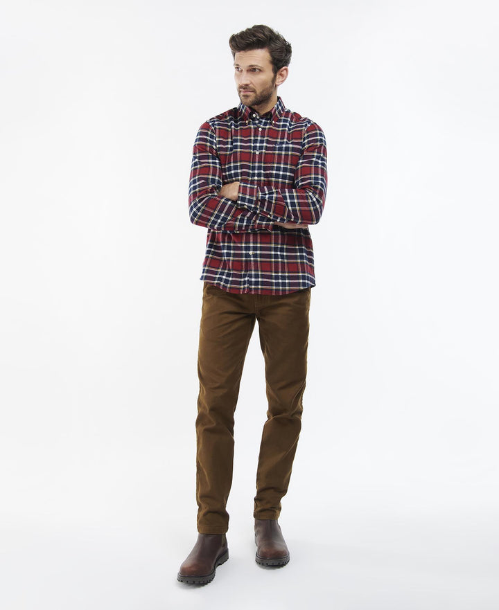 BARBOUR - Chemise Betsom Rouge - Lothaire