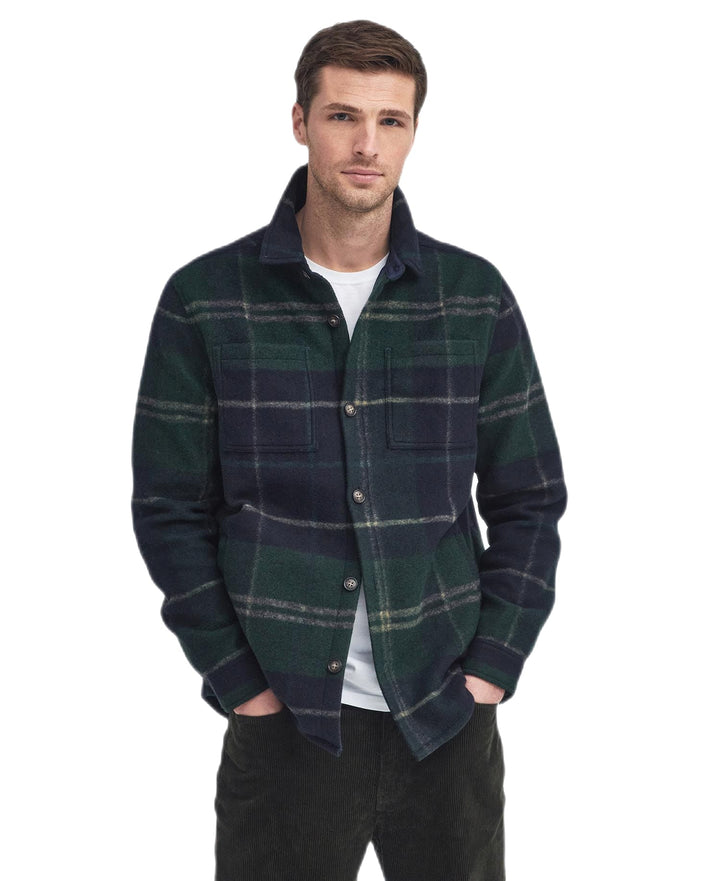 Barbour - Surchemise tartan vert - Lothaire