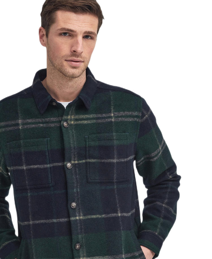 Barbour - Surchemise tartan vert - Lothaire