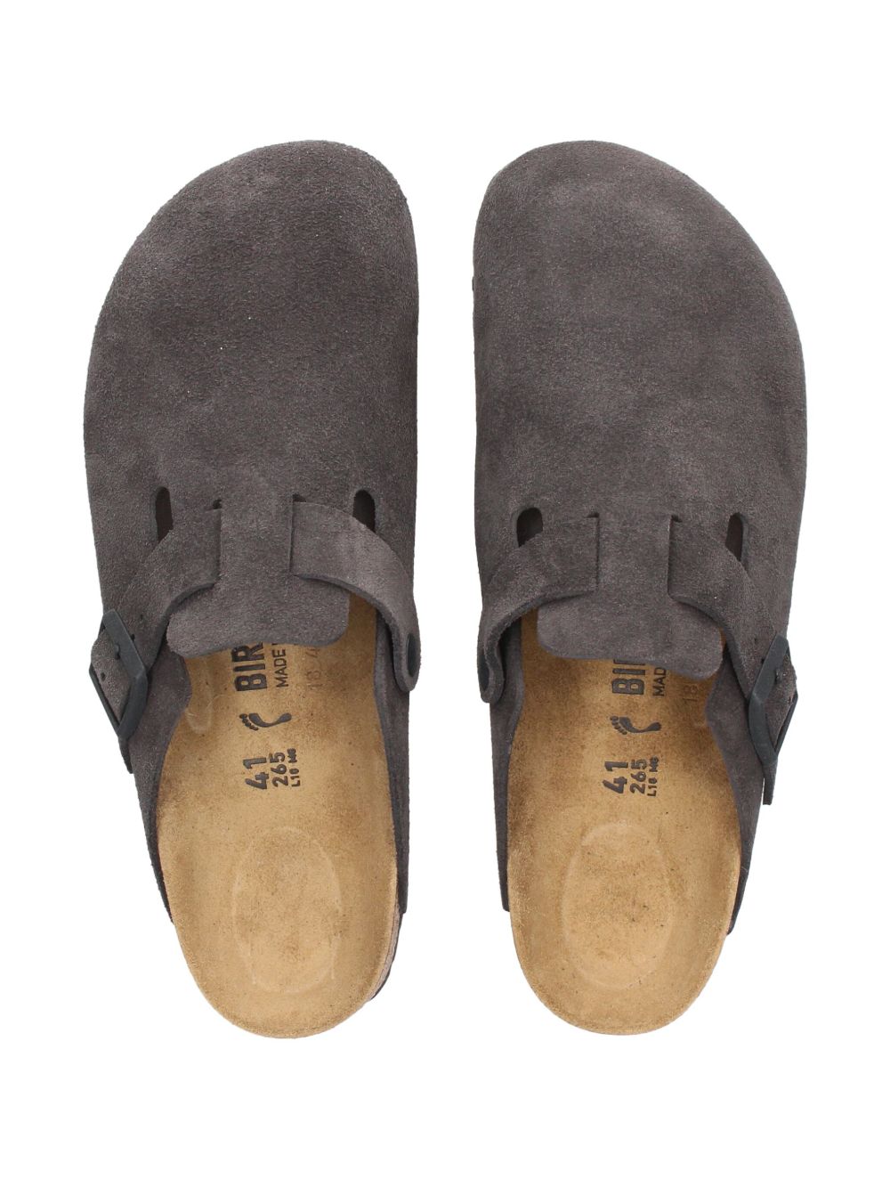 Birkenstock - mules Boston GRIS - Lothaire