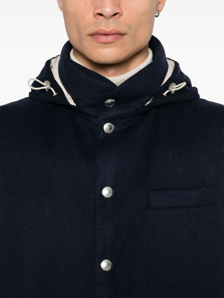 BRUNELLO CUCINELLI - gilet sans manches matelassé bleu marine - Lothaire