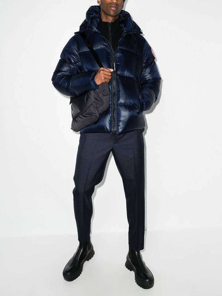 CANADA GOOSE : doudoune crofton bleu atlantic - Lothaire