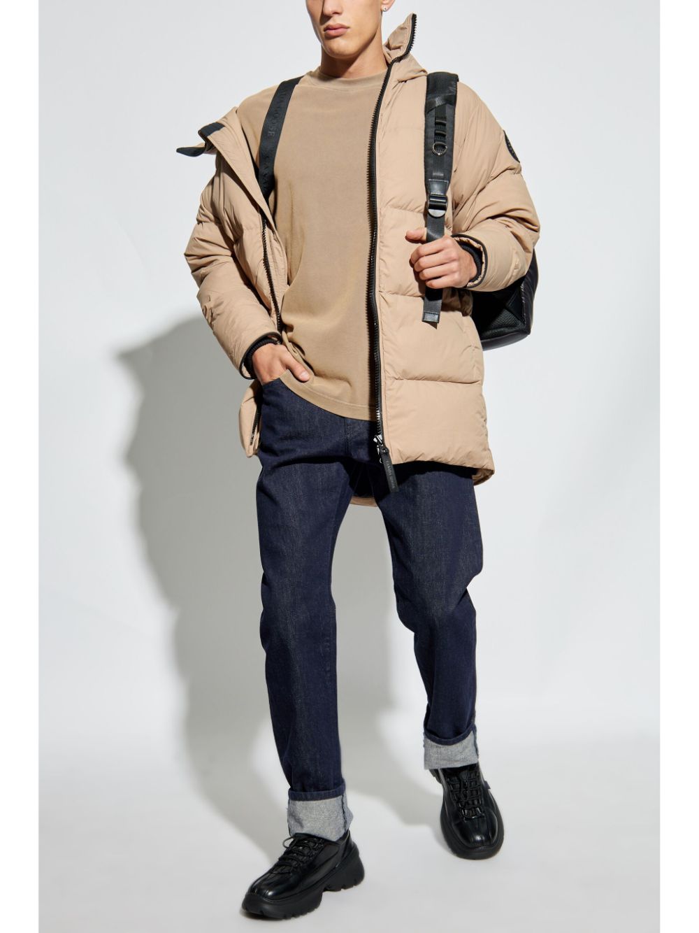 CANADA GOOSE - Doudoune Lawrence beige - Lothaire