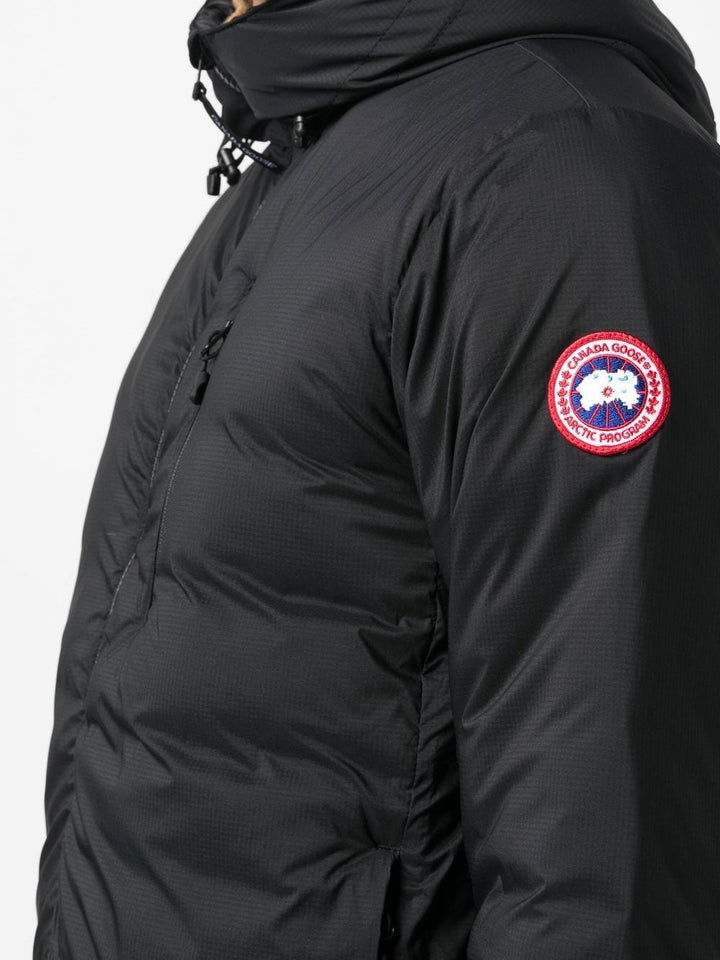 CANADA GOOSE - doudoune lodge avec capuche noir - Lothaire