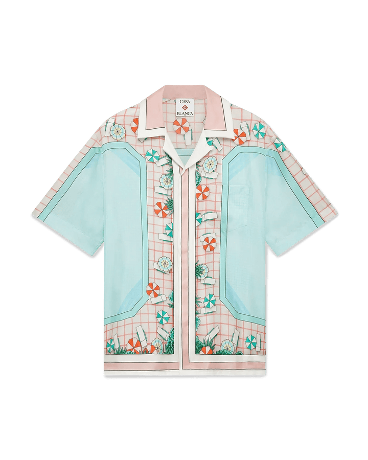 CASABLANCA - Chemisette en soie Copacabana - Lothaire