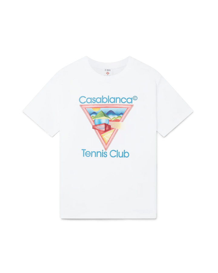 CASABLANCA - T-shirt Icône du Club de Tennis Blanc - Lothaire