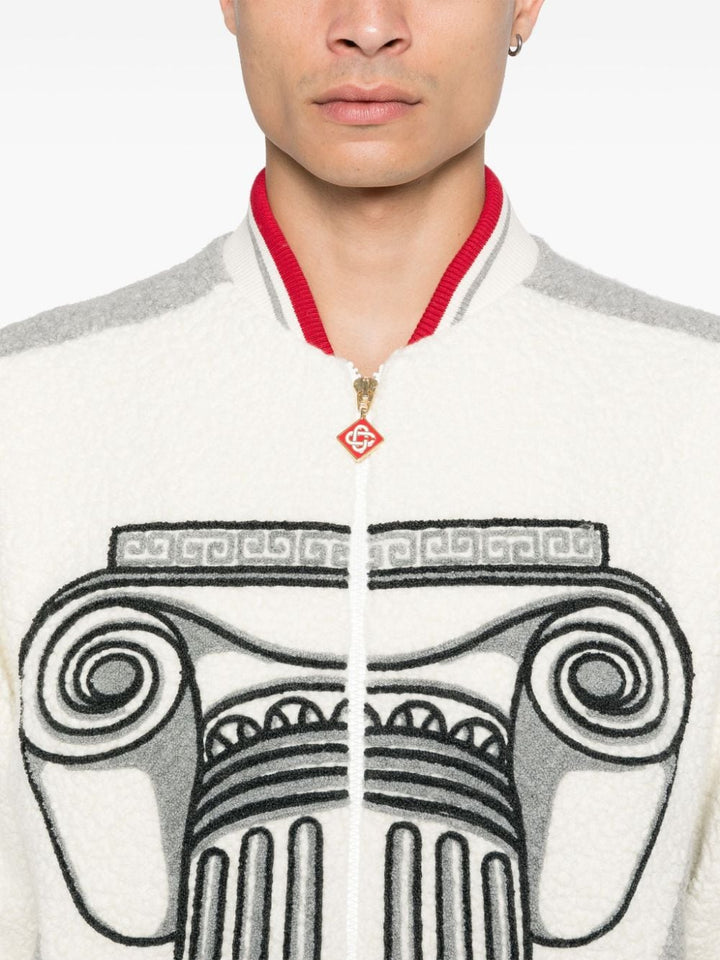 Casablanca - Veste en éponge à broderies colonnes - Lothaire