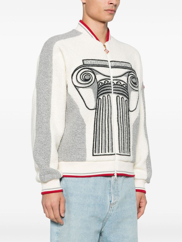 Casablanca - Veste en éponge à broderies colonnes - Lothaire