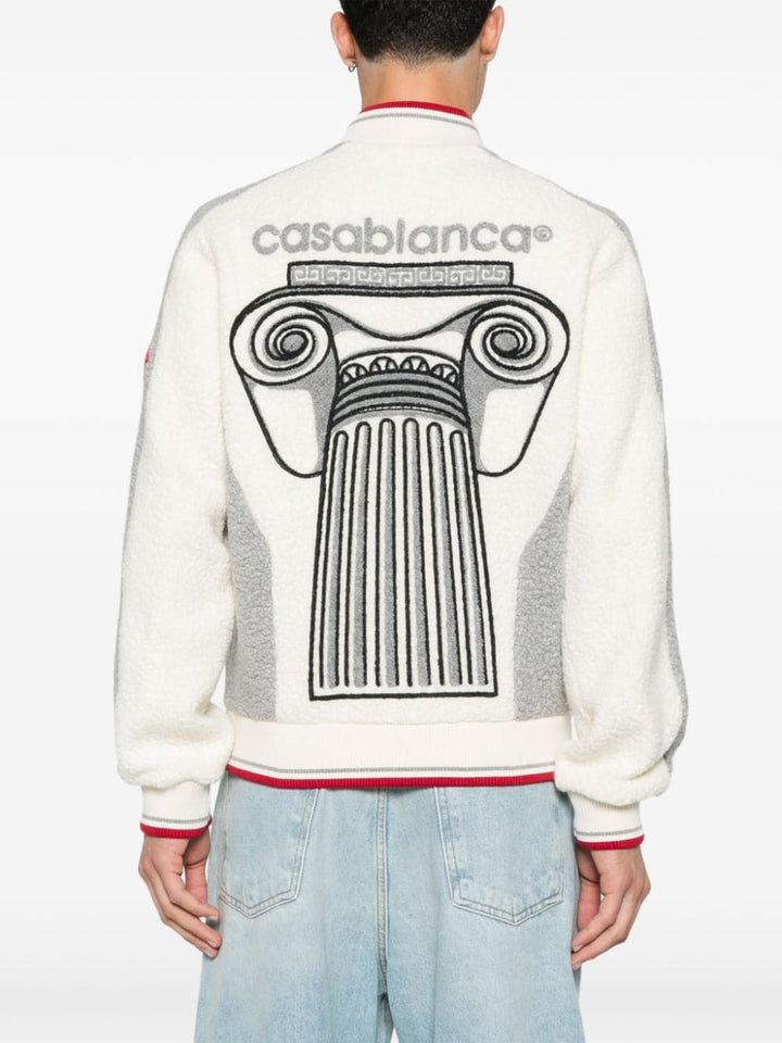 Casablanca - Veste en éponge à broderies colonnes - Lothaire