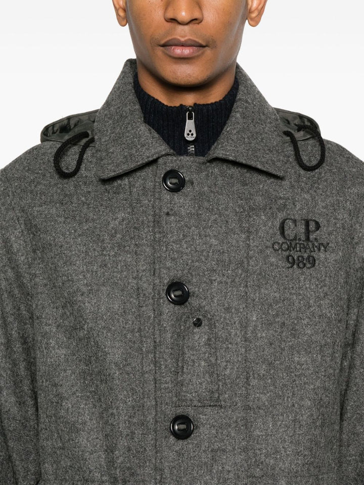 C.P. COMPANY - Manteau Shetland gris - Lothaire