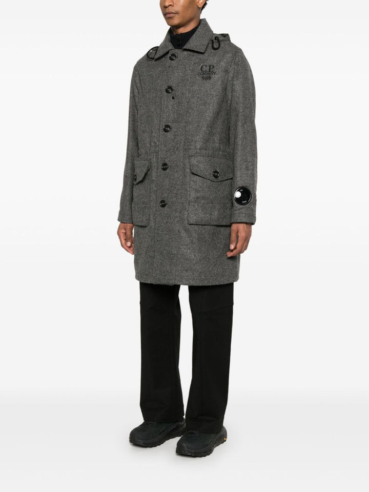 C.P. COMPANY - Manteau Shetland gris - Lothaire