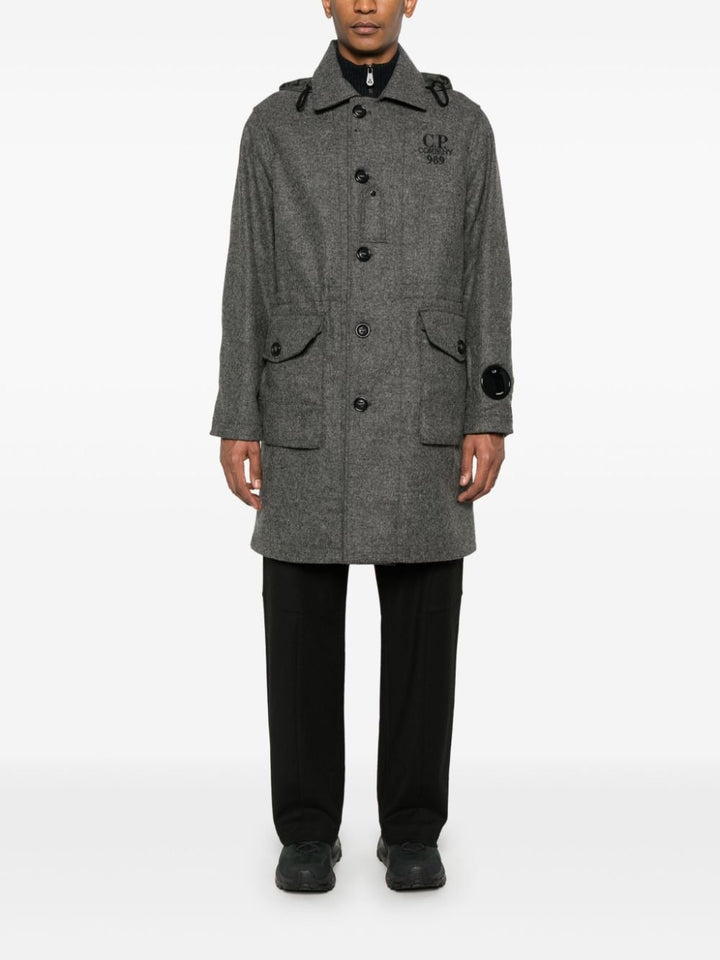 C.P. COMPANY - Manteau Shetland gris - Lothaire