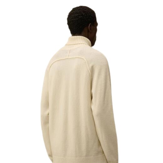 C.P. COMPANY - Pull col roulé en Alpaga crème - Lothaire