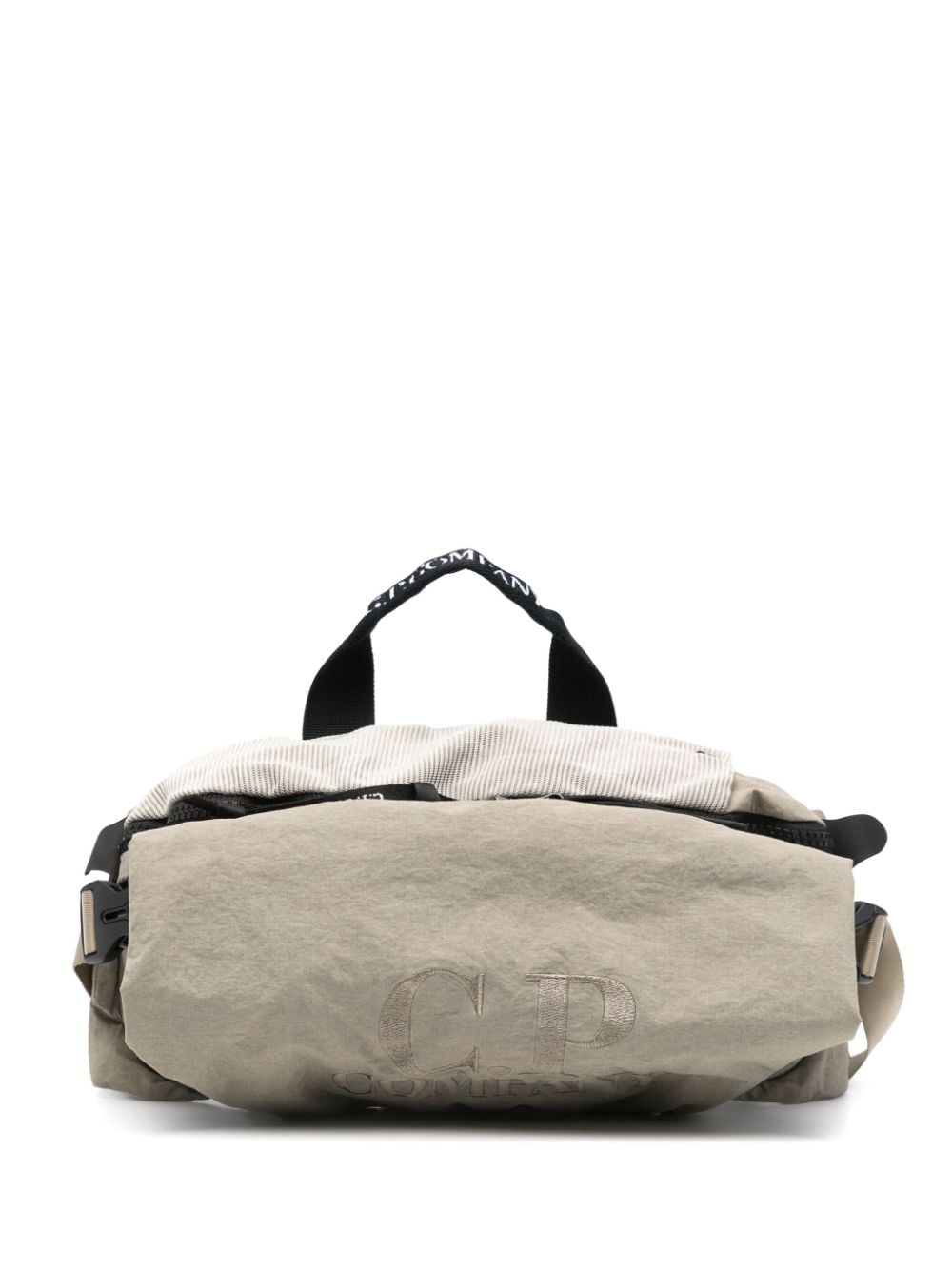 COMPANY Sac banane à logo brodé beige – Lothaire