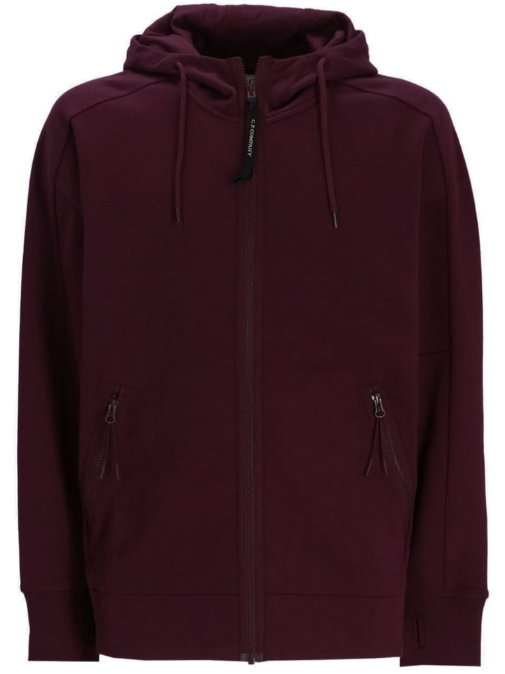 C.P. COMPANY - Sweat à capuche zippé Goggle purple - Lothaire