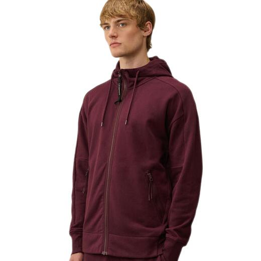 C.P. COMPANY - Sweat à capuche zippé Goggle purple - Lothaire