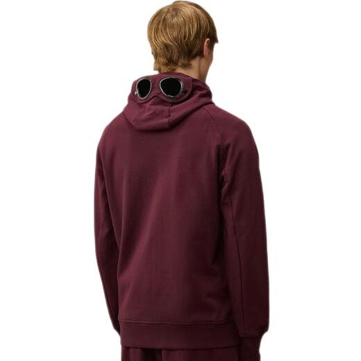 C.P. COMPANY - Sweat à capuche zippé Goggle purple - Lothaire