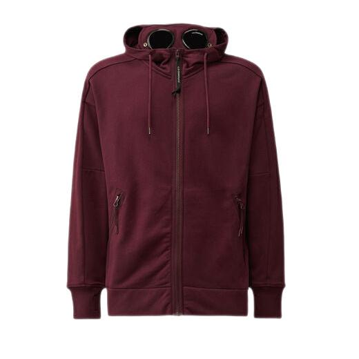 C.P. COMPANY - Sweat à capuche zippé Goggle purple - Lothaire