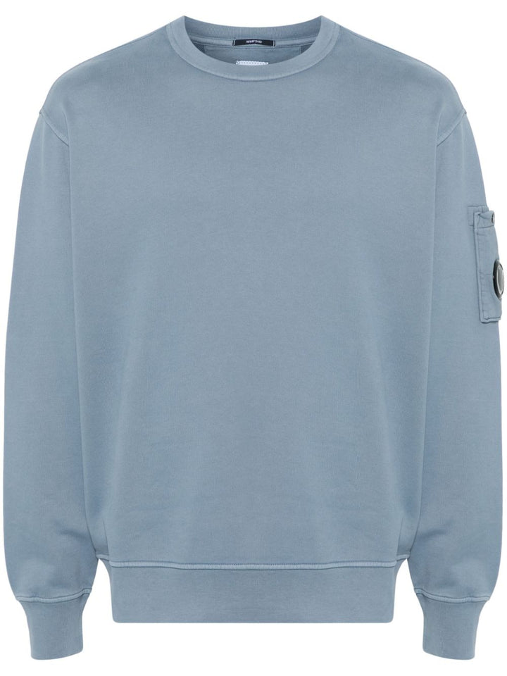 C.P. COMPANY - Sweat crew neck blue stone - Lothaire