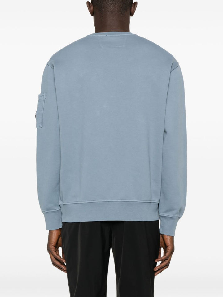 C.P. COMPANY - Sweat crew neck blue stone - Lothaire