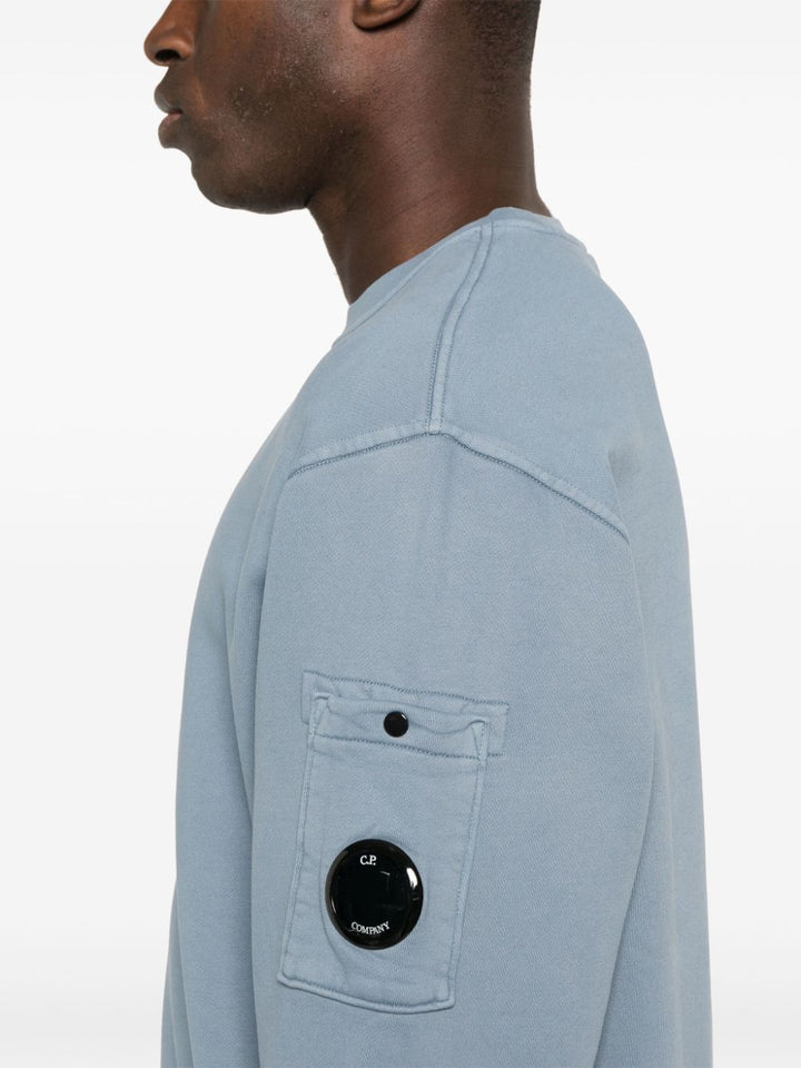 C.P. COMPANY - Sweat crew neck blue stone - Lothaire