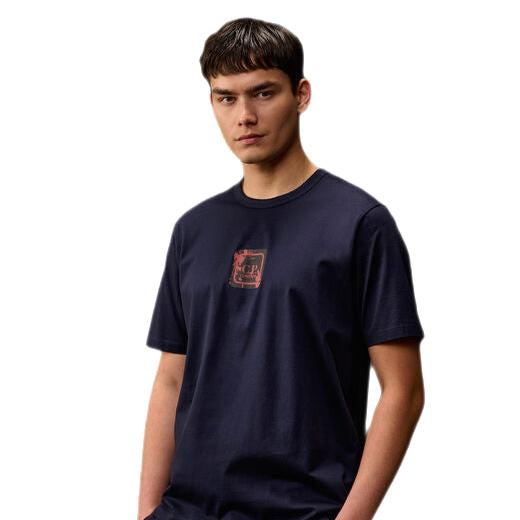 C.P. COMPANY - T-shirt Metropolis Comics marine - Lothaire