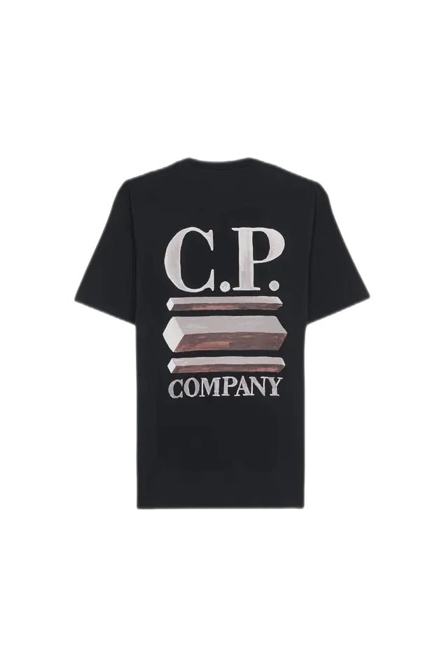 C.P. COMPANY - T.shirt Logo Graphics noir - Lothaire