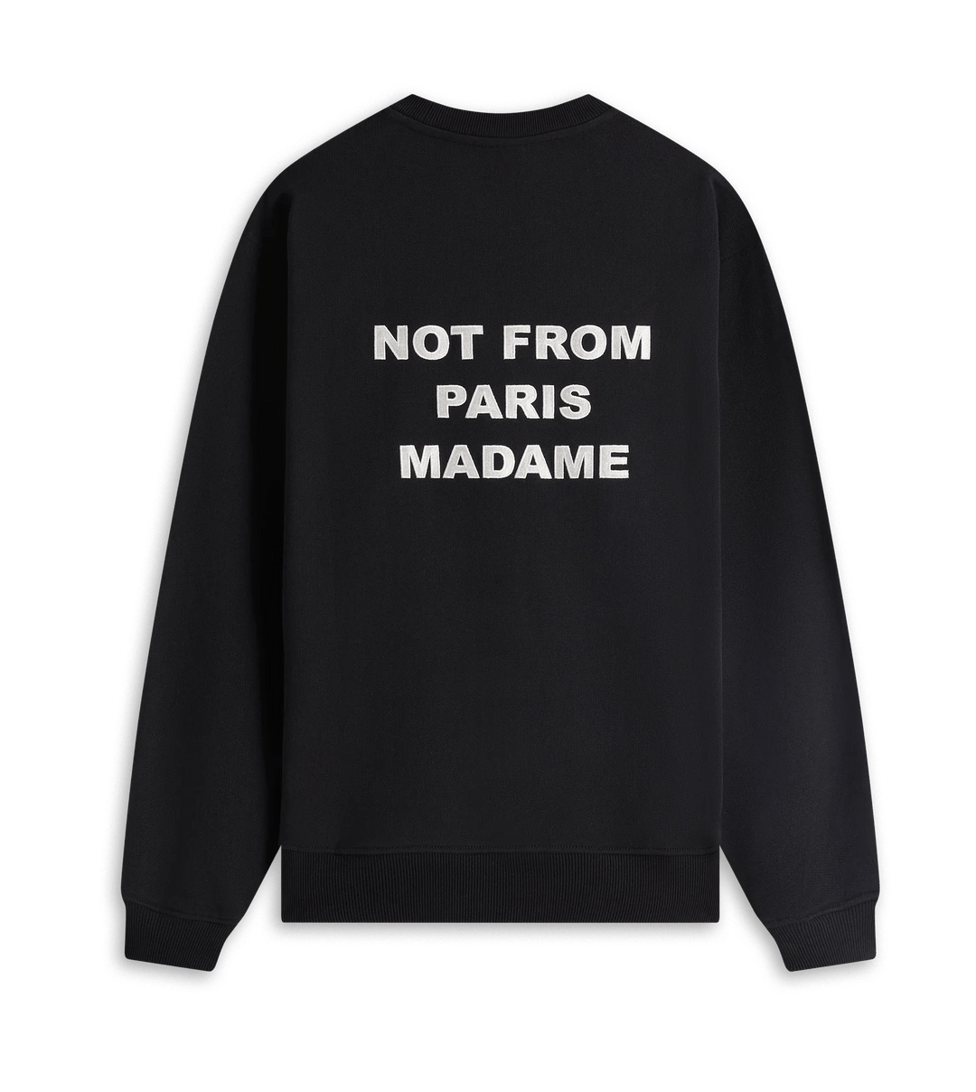 Drôle de Monsieur - le sweatshirt Black Slogan - Lothaire