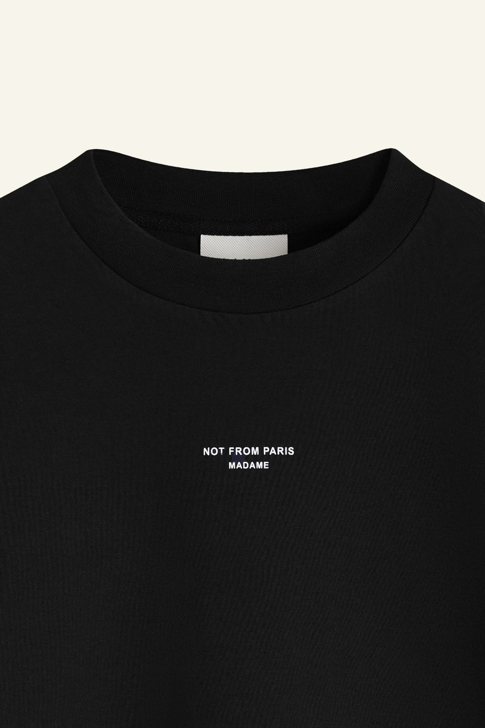 Drôle de Monsieur - Le T-Shirt Black Slogan Classique - Lothaire