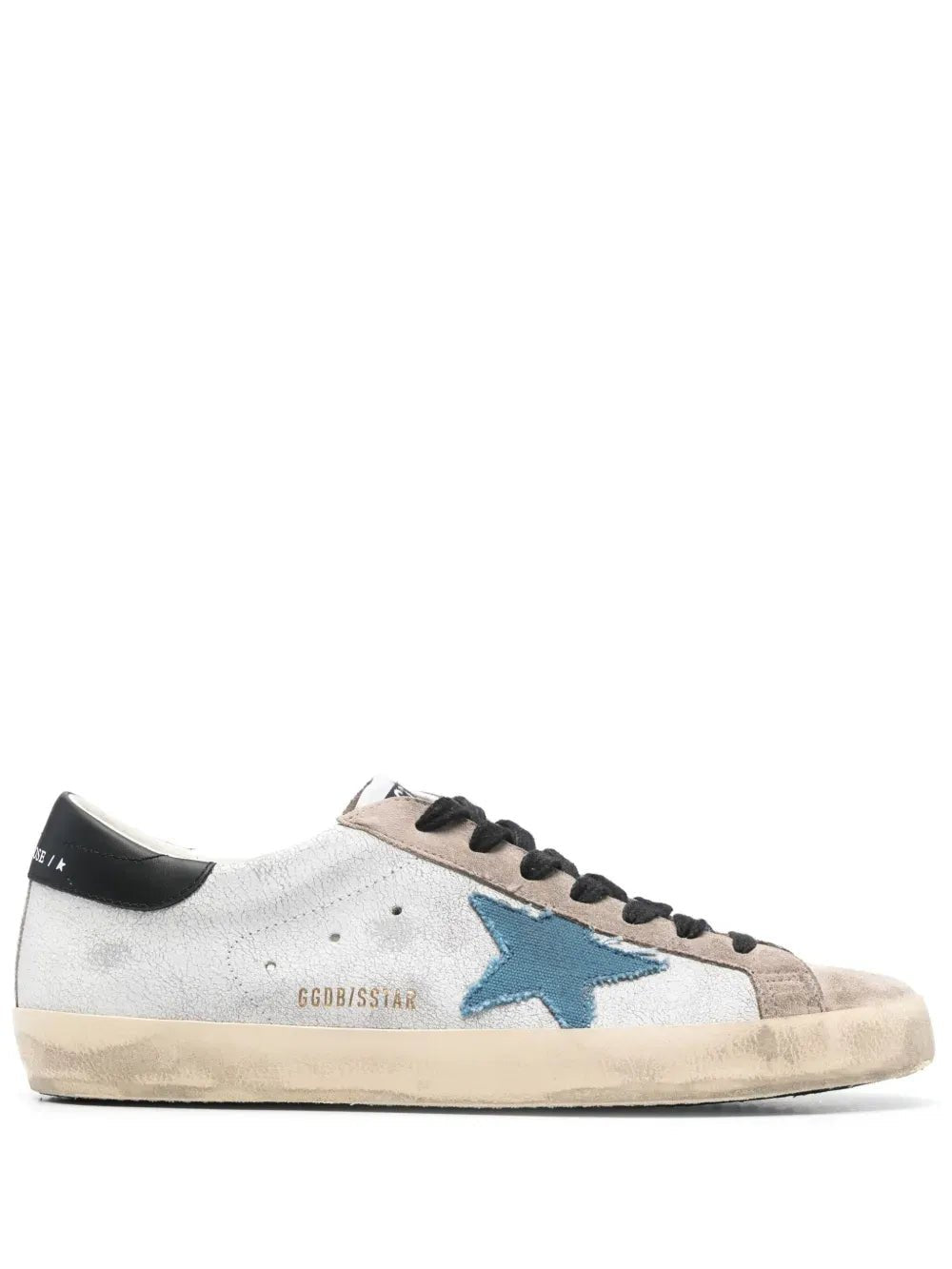 Golden Goose Baskets Super - Star avec étoile en daim et contrefort - Lothaire