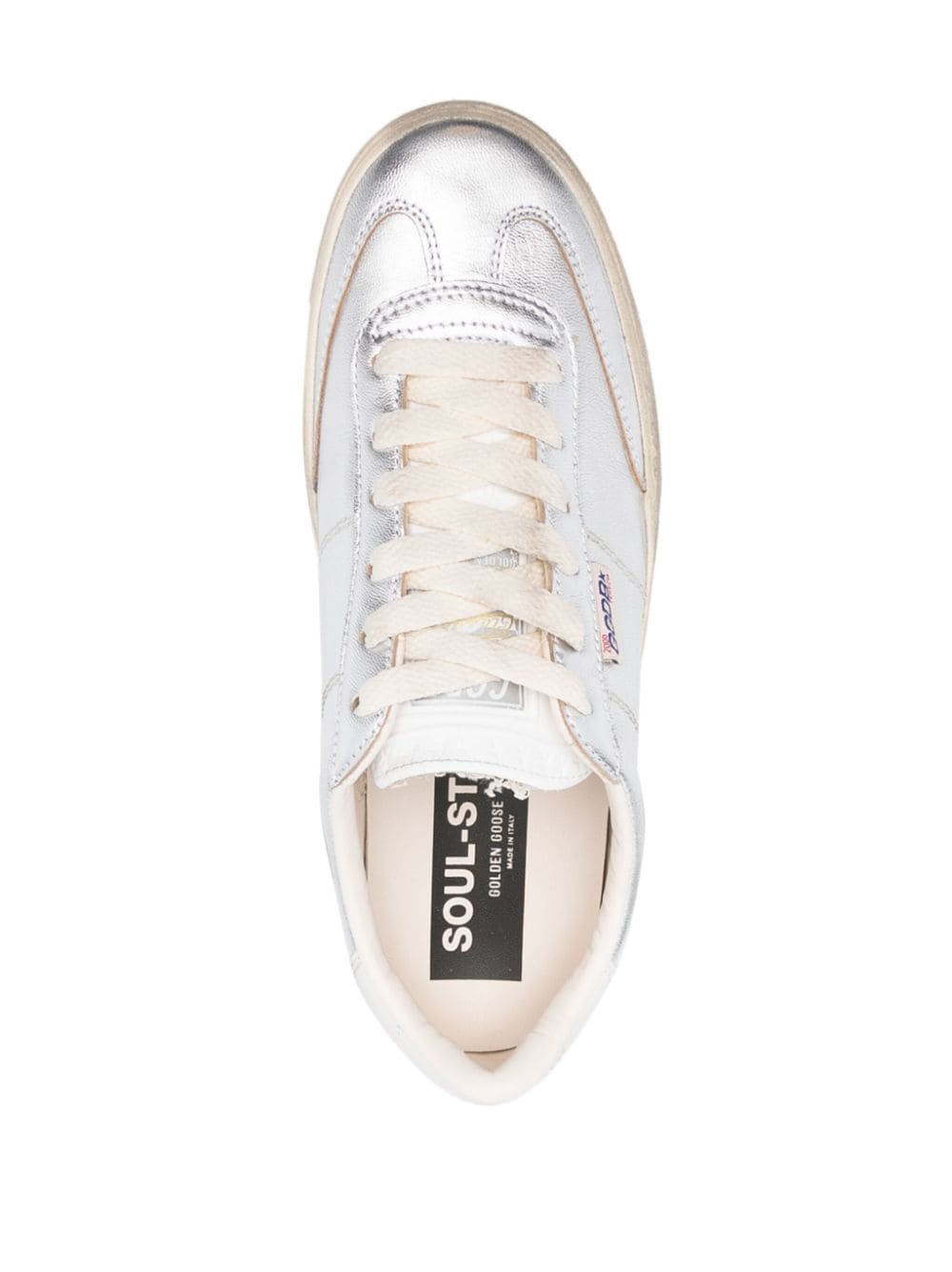 GOLDEN GOOSE DELUXE BRAND baskets Soul-Star en cuir métallisé - Lothaire