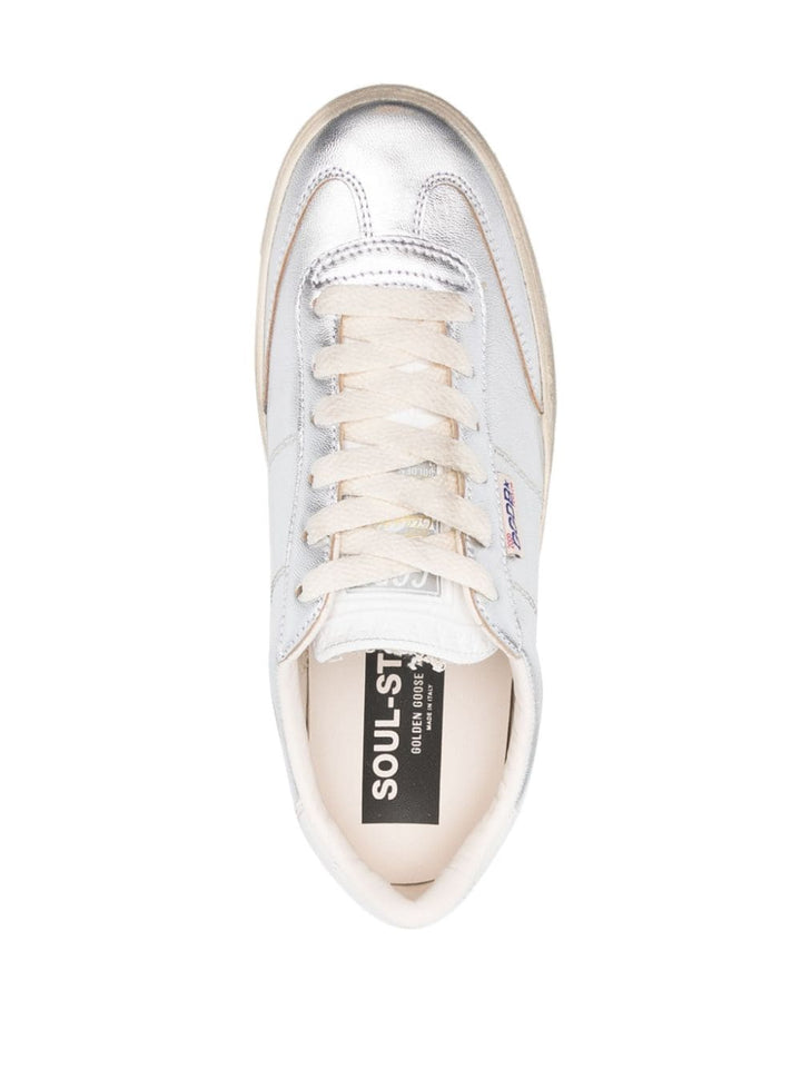 GOLDEN GOOSE DELUXE BRAND baskets Soul-Star en cuir métallisé - Lothaire