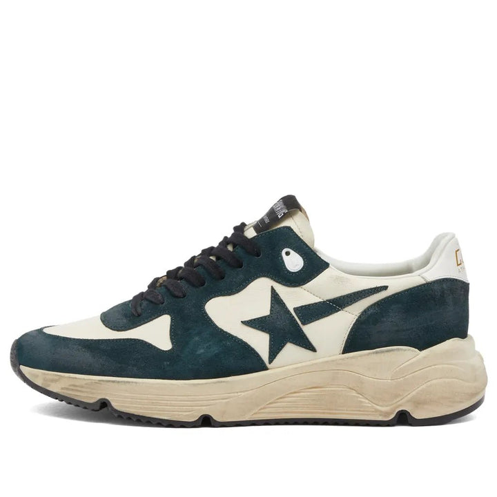 Golden Goose - Sneakers Running Sole Cuir Vert - Lothaire